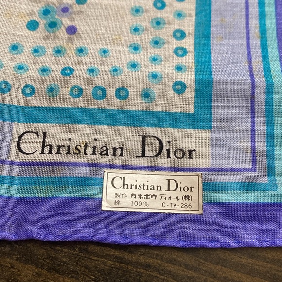 Dior Vintage Handkerchief - Picture 2 of 4